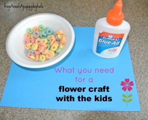 Flower craft for kids