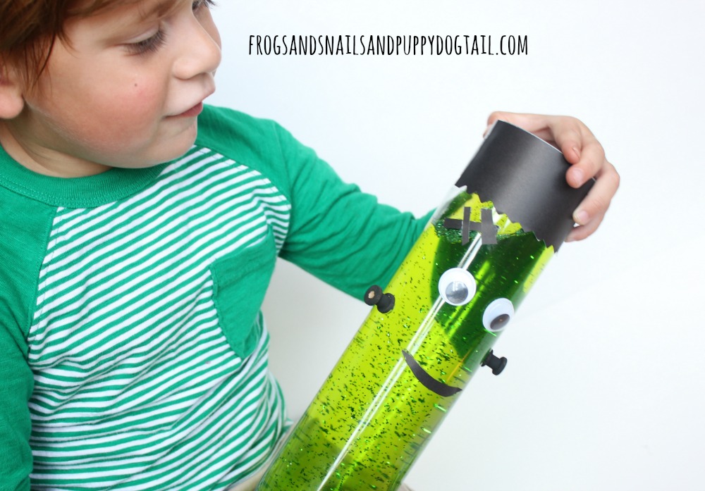 Halloween Sensory Bottle for Kids 