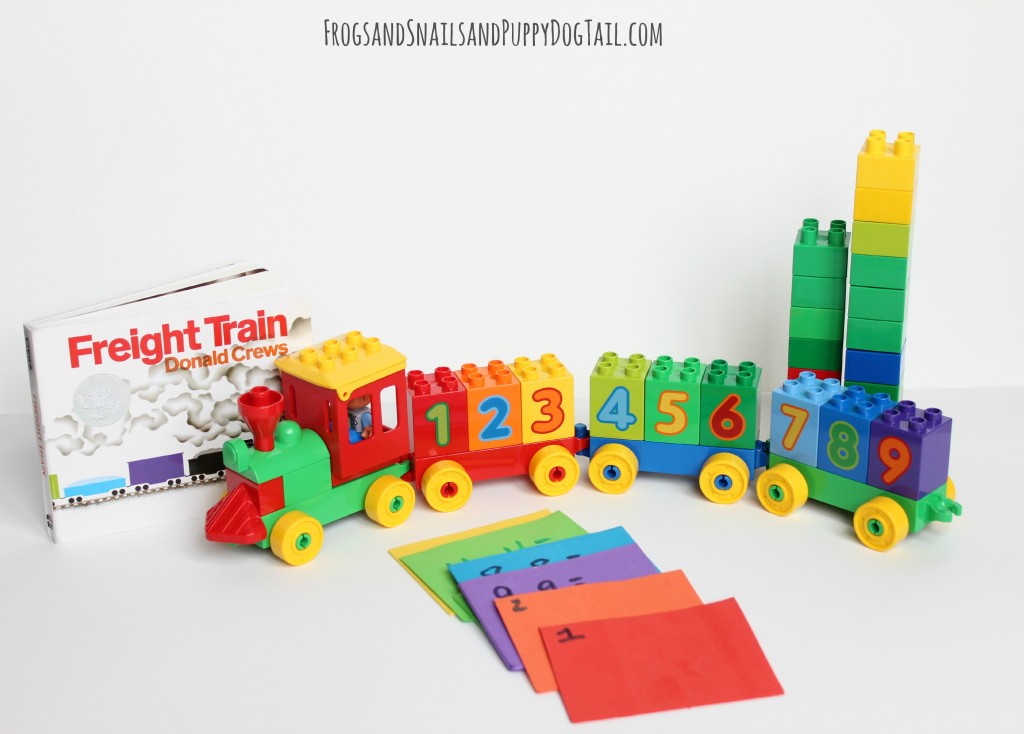 Freight Train Inspired Math Game 