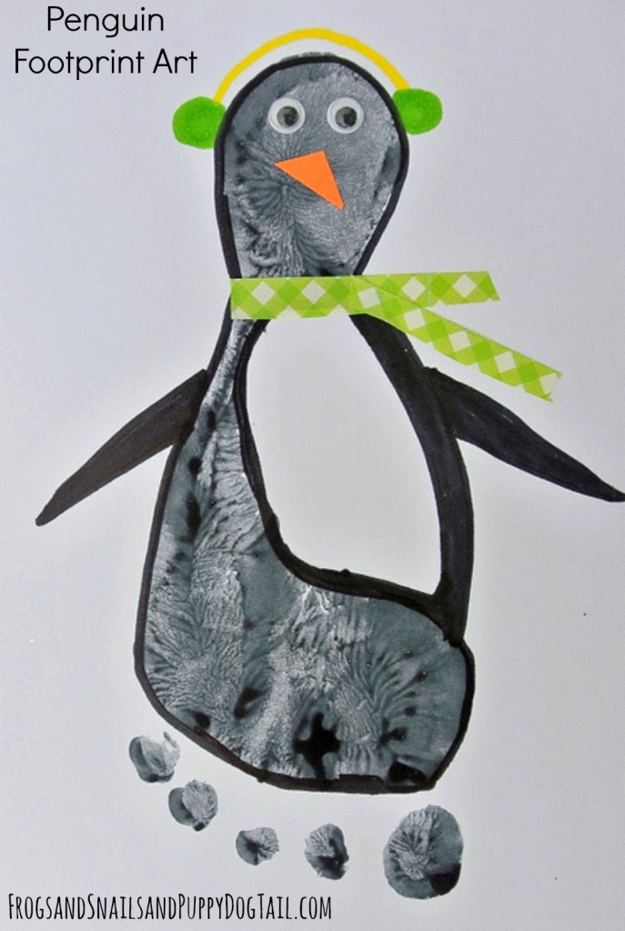 Penguin-Footprint-Art