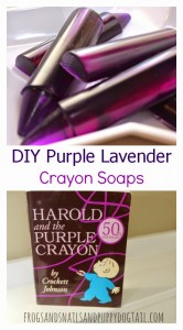 Purple Lavender Crayon Soaps for Harold and the Purple Crayon 