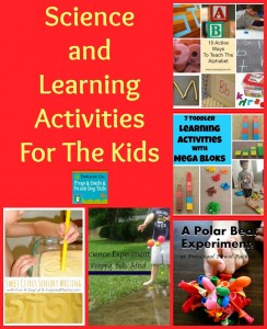 Science and Learning Activities For The Kids {Featured On Mom's Library and this weeks link up 8-6}