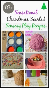 10+ Sensational Christmas Scented Sensory Play Recipes by FSPDT