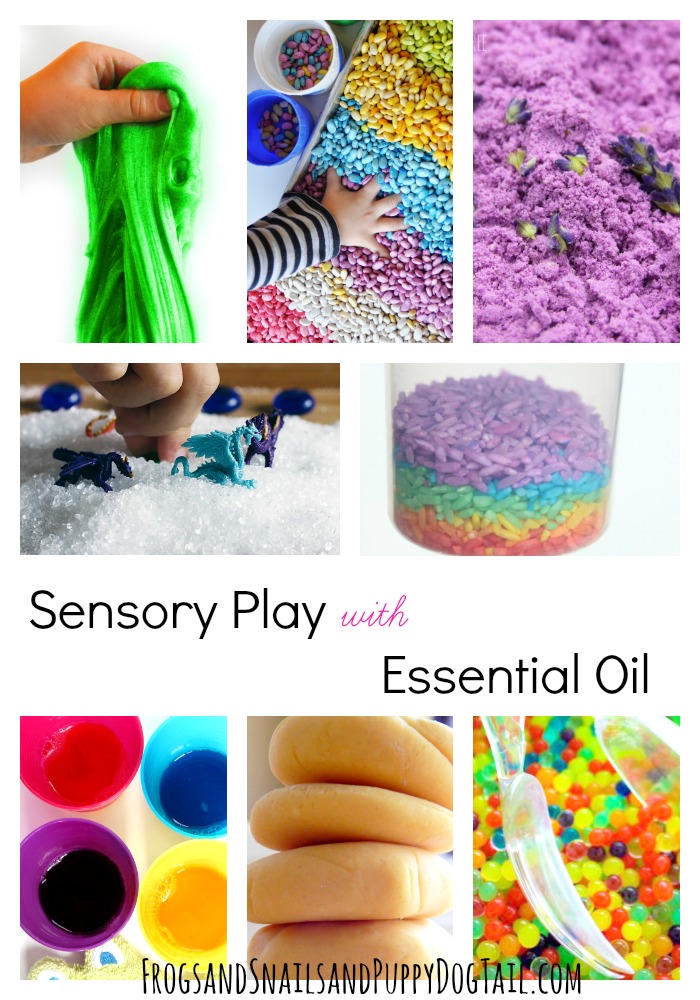 Sensory Play with Essential Oil