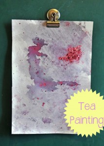 creative art tea bag painting