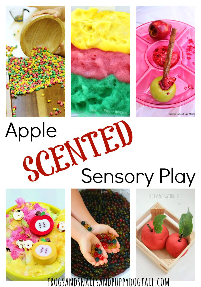 Apple Scented Sensory Play Ideas for Kids 