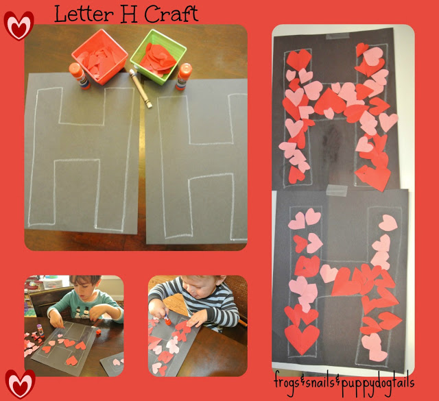 Letter H- worksheet, coloring page, and craft