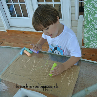 Cardboard & Chalk Activity 