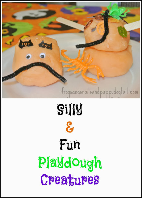 Playdough Creatures and even more fun playdough play links for you 