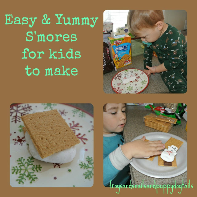 S'mores ready in Seconds- with peep marshmallows