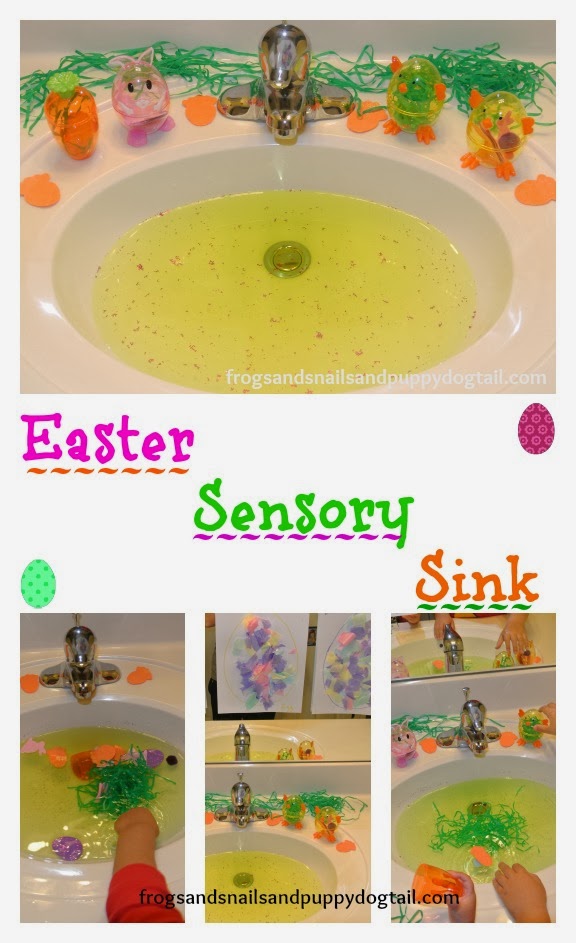 Easter Sensory Sink