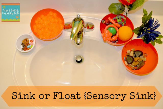 Sink or Float Sensory Sink { learning activity for the kids}