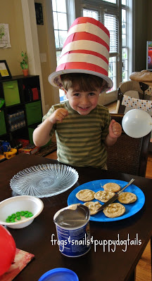 Dr. Seuss Birthday Bash for the kids ~ kid actvity and snack