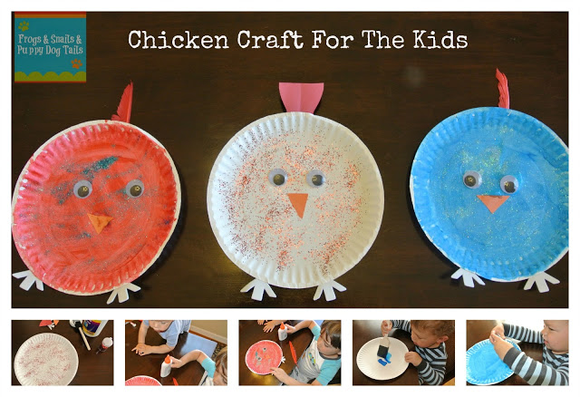 Chicken/Hen Paper Plate Craft
