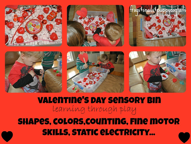 Valentine's Day Sensory Bin
