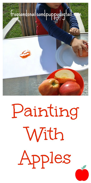 Painting with Apples {Print Making}