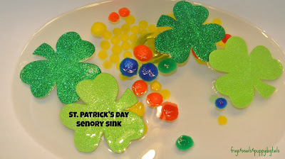 St. Patrick's Day Sensory Sink