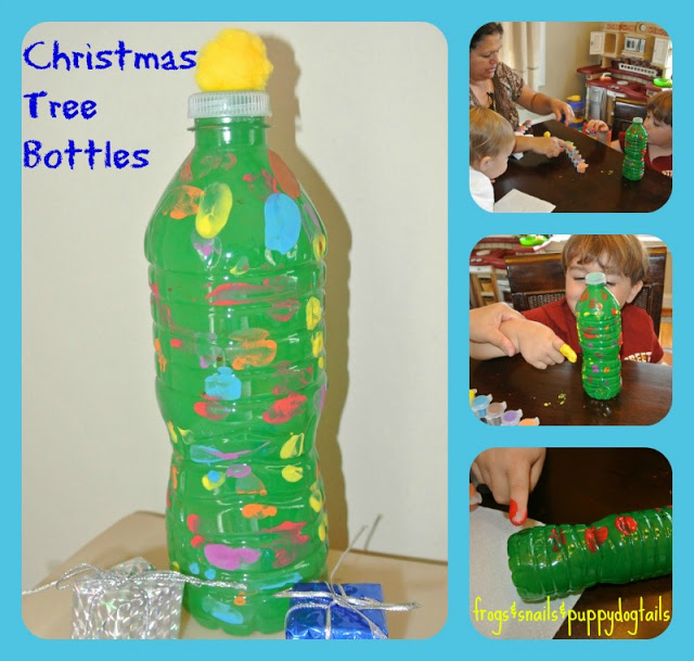 Water Bottle Christmas Trees