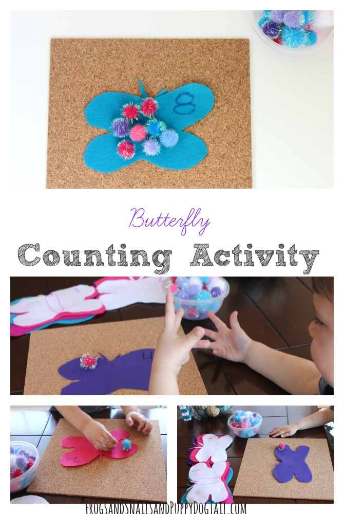 Butterfly Counting Activity for Kids 
