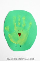 Chick handprint Art for kids
