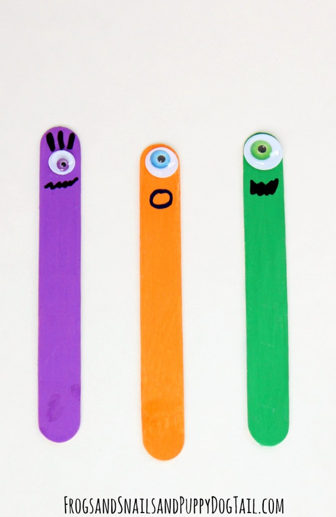 craft stick monster craft for kids 
