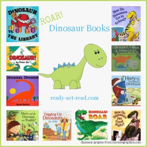 preschool theme, picture books, dinosaur activities