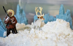 Arctic Snow Dough Small World by Crayon Box Chronicles 