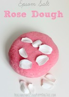 Epsom Salt Rose Dough