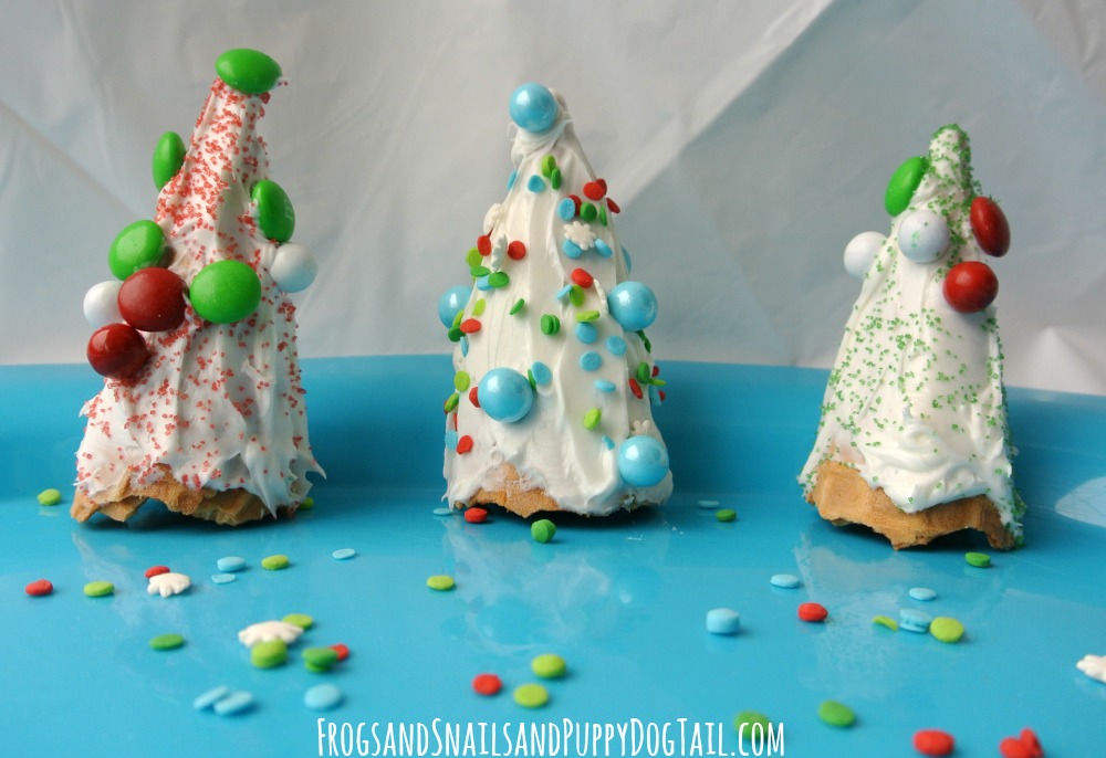 how to make winter candy trees with the kids 