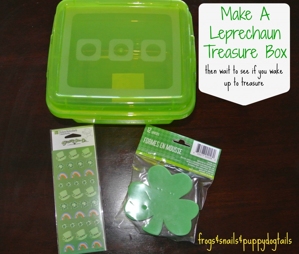 how to make a leprechaun treasure box 