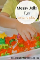 messy jello fun sensory play for kids