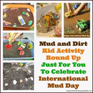 It's All About MUD Today! { A collection of mud play activities and alternatives to outside dirt for mud}