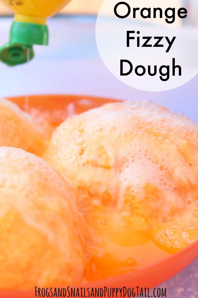 Orange Fizzy Dough Play Recipe 