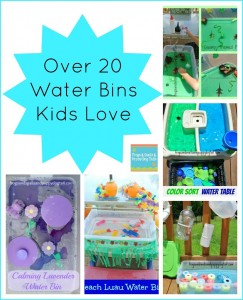 Over 20 Water Bin Play Activities For Kids 