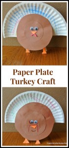 Paper Plate Turkey Craft by FSPDT