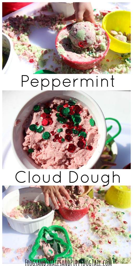 peppermint cloud dough 
