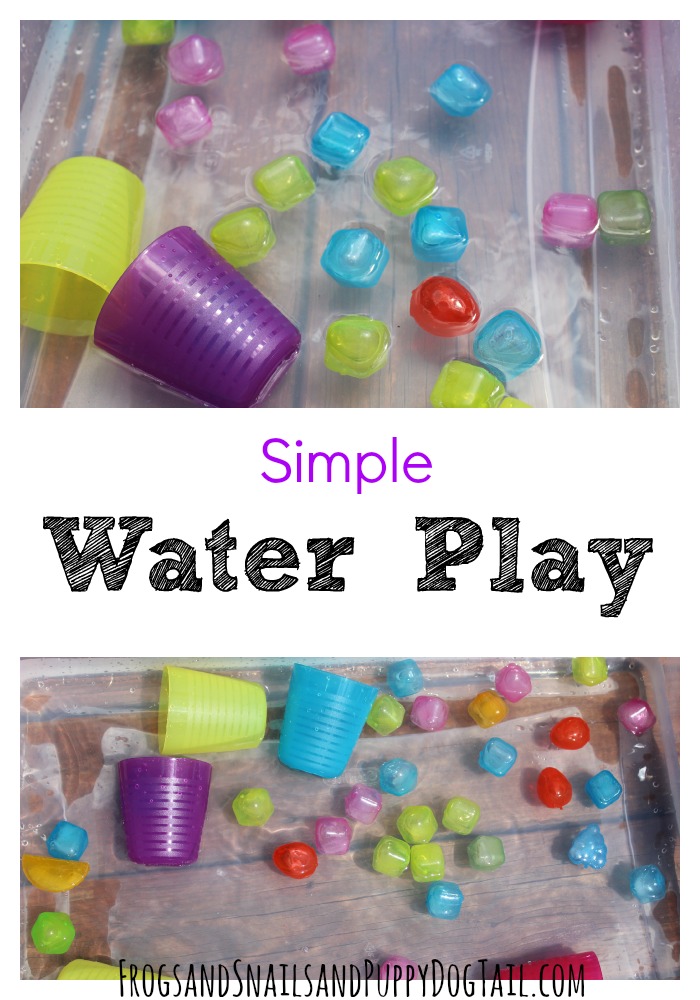 Simple water play for kids 