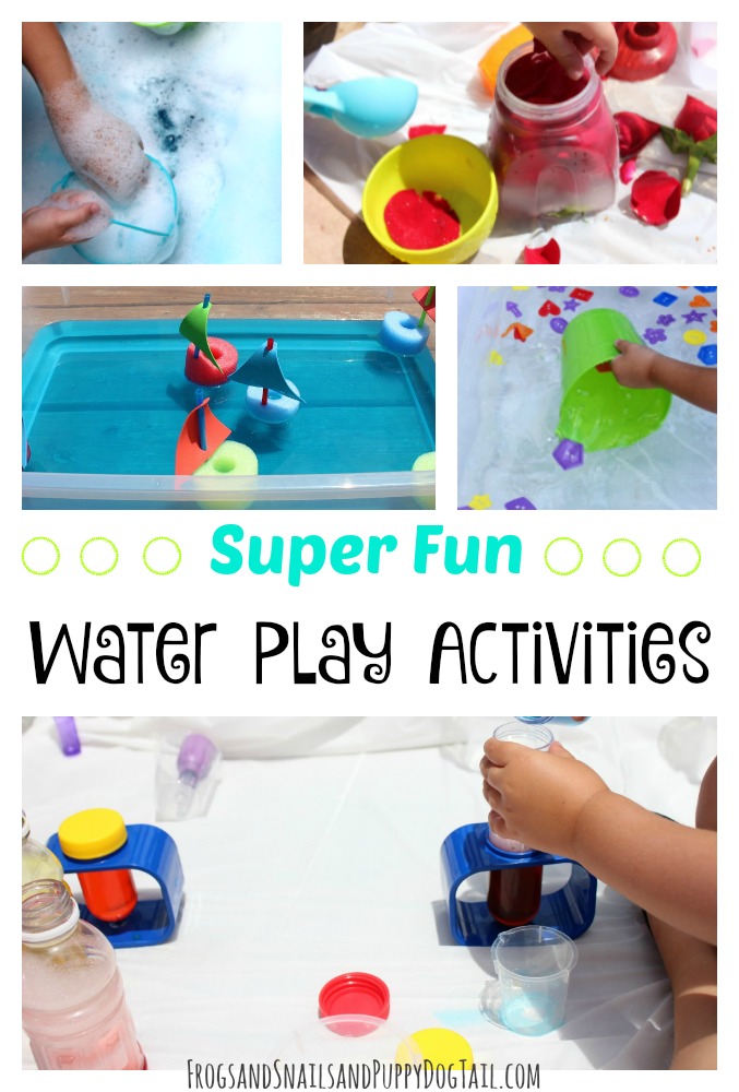 super FUN water play activity ideas for kids 