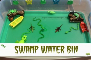 Swamp Water Bin~water play for kids