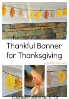 Thankful Banner for Thanksgiving