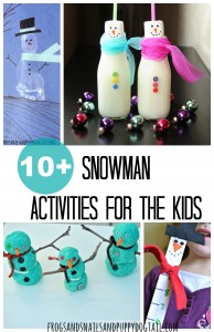 10+ Snowman Activities for Kids