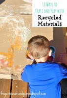 10 ways to craft and play with recycle materials