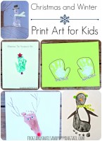 Christmas and Winter Print Art for Kids