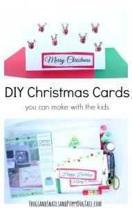 DIY Christmas cards you can make with the kids