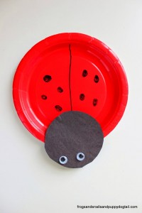 Ladybug Paper Plate Craft