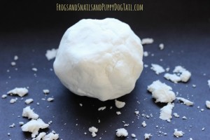 vitamin e snow dough recipe