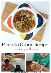 Picadillo Cuban Recipe cooking with kids