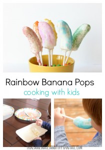 Rainbow Banana Pops Cooking with Kids
