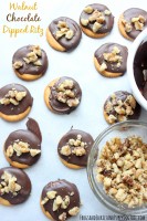 Walnut Chocolate Dipped Ritz Recipe