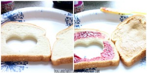 how to make a heart shaped sprinkle sandwich